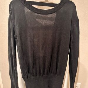 Pact Organic sweater, open back